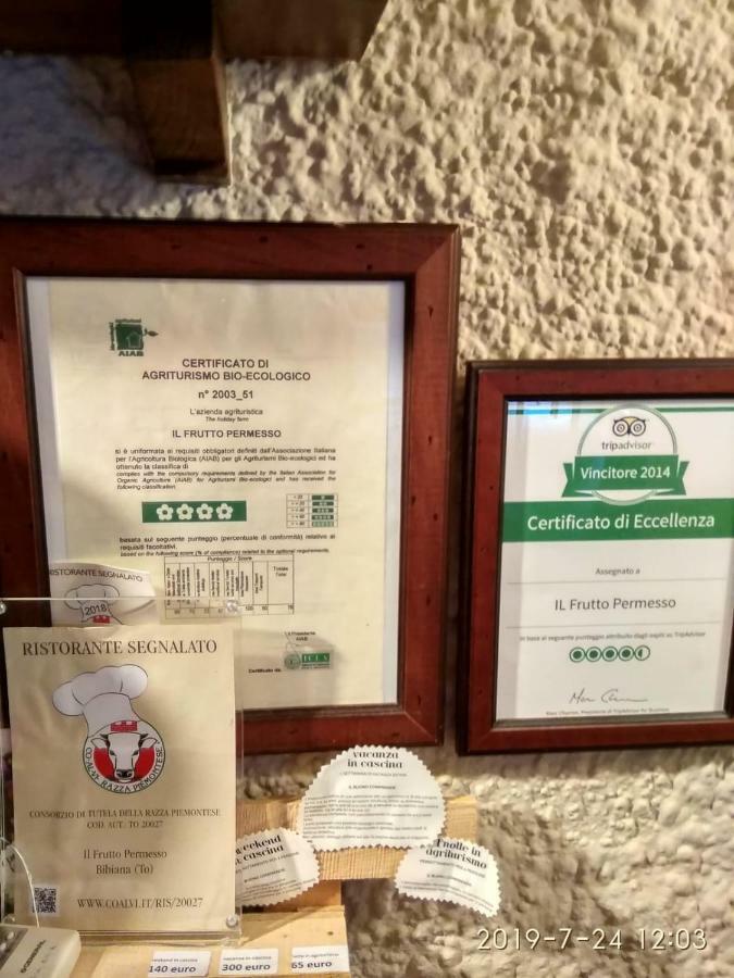 Agriturismo Il Frutto Permesso Bibiana Ngoại thất bức ảnh